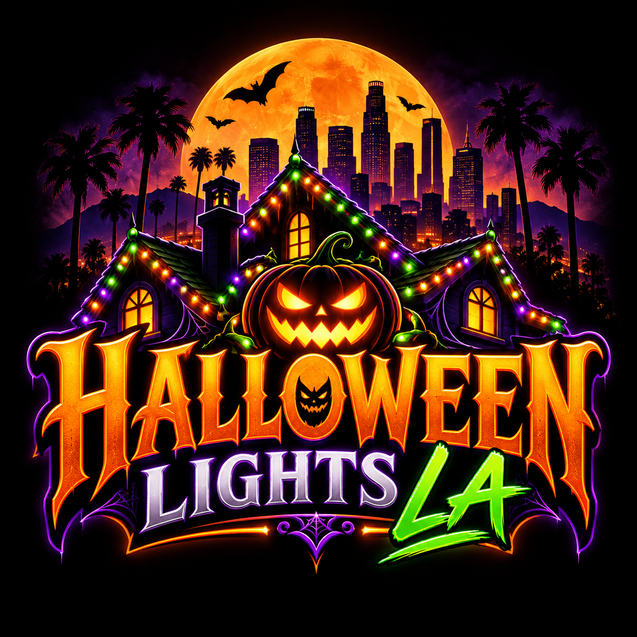 Halloween Lights LA logo